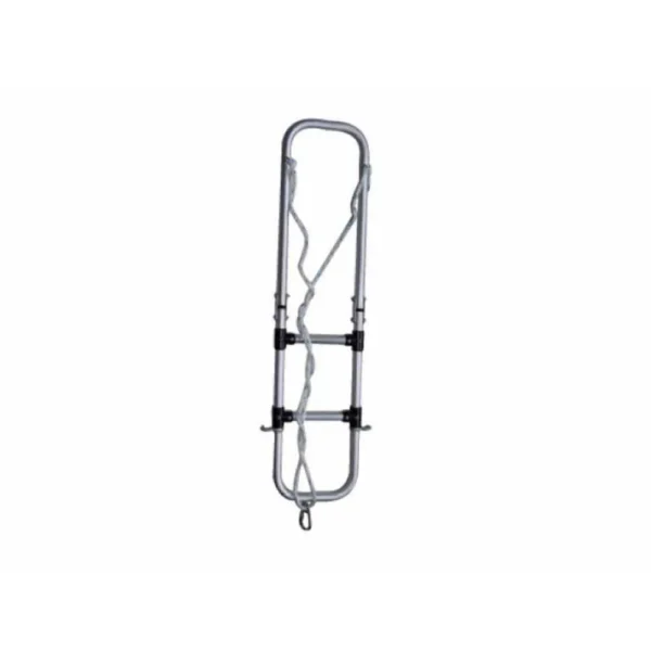 Aluminium vouwladder rubberboot