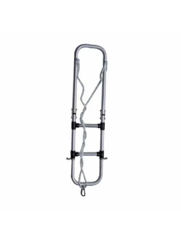 Aluminium vouwladder rubberboot